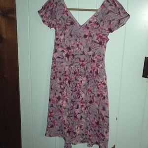 Purple sleeveless express dress